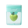 thumbnail image 1 of Chmadoxn Office & Stationery Color Pencil Sharpener Four-color Heart-shaped Rotating Hole Pencil Sharpener Transparent Tape Covered Pencil Sharpener pencil Sharpener, 1 of 5