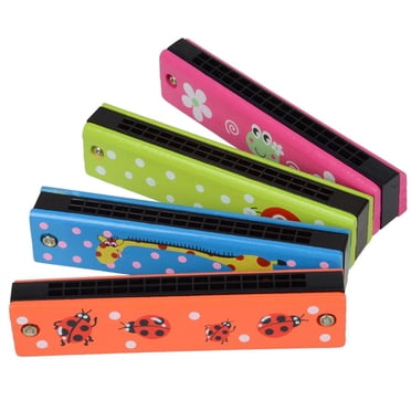 PVCS EducationaSwan Harmonica 16 Holes Hooter Bugle Educational Toy Gift Gift for Kids