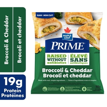 Prime Broccoli & Cheddar Raw, Breaded, Seasoned Stuffed Chicken Cutlettes 568 g, 568 g