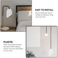 thumbnail image 3 of 6pcs Household Plastic Lampshade Light Cover Ceiling Light Lamp Cover White, 3 of 8