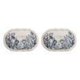 thumbnail image 4 of Youkk Bathroom Rugs Water Absorbent Floor Bath Mat Carpet Planter Oval 40x60cm 2Set, 4 of 6