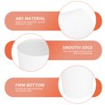 thumbnail image 3 of HEALEEP 5Pcs Flower Planting Pot ABS White European Style For Indoor Use Plant Growth, 3 of 8