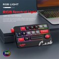 thumbnail image 4 of Portable Joystick Mechanical Keyboard Full Hot Swappable Key RGB Backlight Wired Programmable Game Keyboard ForDesktop,C,1 * Mechanical Keyboard,Khaki, 4 of 7