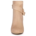 thumbnail image 3 of Unique Bargains Women's Round Toe Chunky Heel Zip Heeled Boots Ankle Booties, 3 of 4