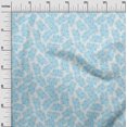 thumbnail image 3 of oneOone Velvet Sky Blue Fabric Tropical Craft Projects Decor Fabric Printed By The Yard 58 Inch Wide, 3 of 5