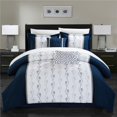 thumbnail image 1 of Chic Home CS8063-US Ensemble de Couette de 20 Pièces Karye & 44; Marine - Grand, 1 of 1