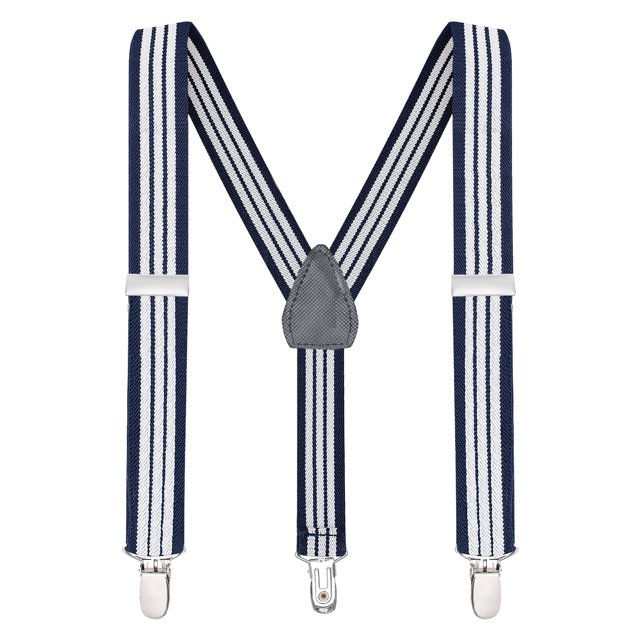 Buyless Fashion Adjustable Suspenders for Kids Toddlers Baby Elastic Solid Color 1 Inch - Y Back Design