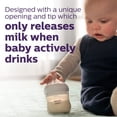 thumbnail image 3 of Philips Avent Natural Baby Bottle With Natural Response Nipple, Clear, 2x4oz Bottles, SCY900/02, 3 of 9