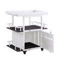 thumbnail image 2 of ACME Cargo Serving Cart in Antique Walnut & White, 2 of 4