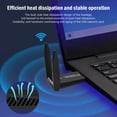 thumbnail image 5 of Mise à Niveau Sans Effort, Adaptateur USB WiFi AC1300Mbps, Adaptateur Réseau Double Bande 5G/2.4G avec Antennes Réglables pour Design Flexible, Compatible avec Systèmes Windows 11/10/8/7/Vista/XP, 5 of 5