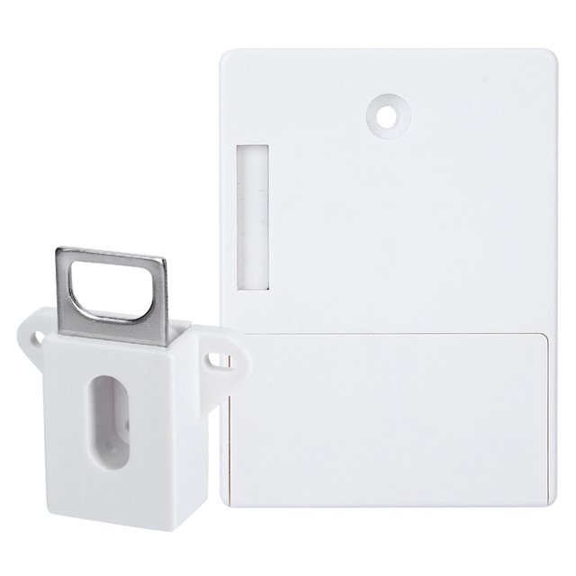 Mechanical Keys Locks, Keyless Cabinet Lock Electronic Cabinet Lock, For Anti-theft Wardrobe Locker Home Smart Security White,Black,Gray