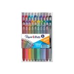 Newell Paper Mate InkJoy Rollerball Pens, Medium Point, 0.7 mm, Assorted Ink Colors, 30 Pack