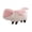 Pink, variant on veasfak Cute Animal Footstool Footrest Ottoman with Wheels Non Slip Feet Cozy Chair Small Seat Rolling Footstool for Hallway Playroom Pink