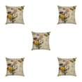 thumbnail image 1 of mmirethe Wide Application Cushion Covers For Coordinated Home Easy To Change Pillowcase kztym001-6 5Set, 1 of 6