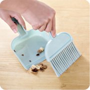 EGNMCR Mop Broom Broom and Dust Pan Mini Desktop Sweep Cleaning Brush Small Dustpan Set Desktop Bathroom