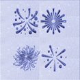 thumbnail image 1 of Ahgly Tapis d'Intérieur Lavable en Machine Carré Lavande Bleu, 5 Pieds Carré, 1 of 7