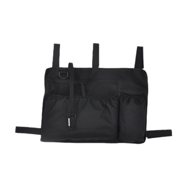 Bunblic Accessories Bag Carry Pouch Mobility Aid Storage Pouch Lightweight Multifunction Storage Bag Hanging Pouch for Elderly Black