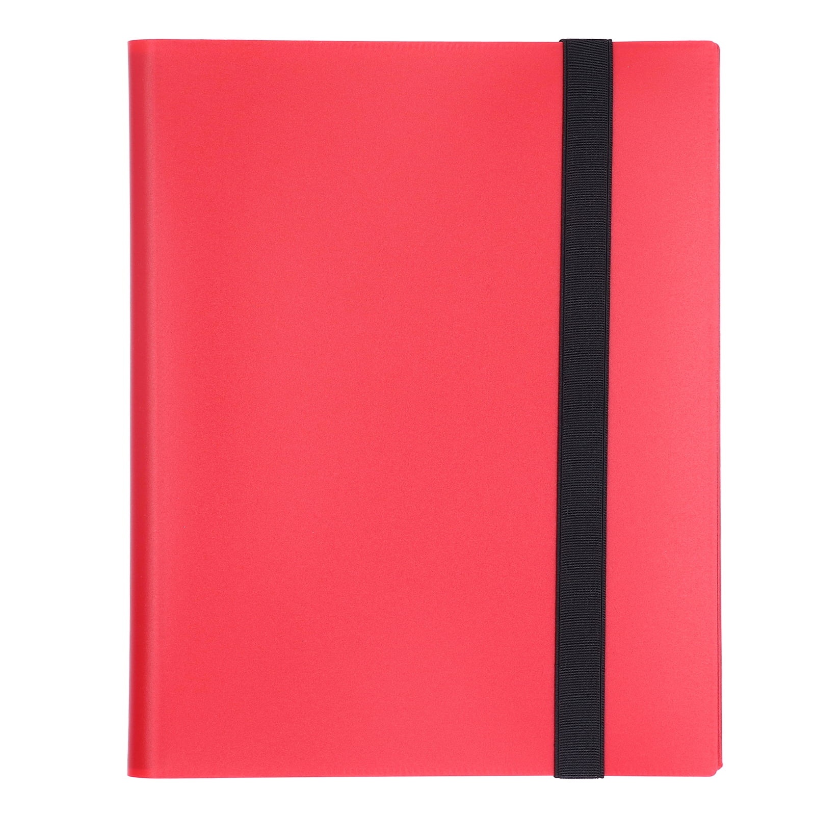 Card Binder, Colored Cover Trading Card Binder 20 Pages For Home For Game Card Red