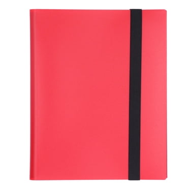 Trading Card Binder, Card Binder Large Capacity For Home For Game Card Red