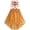 Renne Brun, variante sur Robe Fille Multicolore Queue de Sirène Arc-en-Ciel Princesse Fête d'Anniversaire 4 Ans