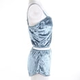 thumbnail image 3 of SUNSIOM Women 2PCS Lingerie Set Slim Sling Crop Top Short Elastic Band Pants, 3 of 5