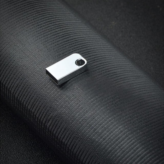 COFEST USB Flash Drive 16GB Flash Drive Metal Thumb Drive 16 GB USB 2.0 Memory Stick 16G USB Flash Drive Silver