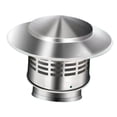 thumbnail image 4 of simhoa Fireplace Chimney Cap Pipe Cap Protector Rainproof Roof Vent Cap for Outdoor S, 4 of 7
