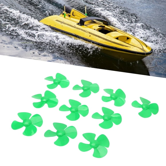Hélice à 4 Pales, Hélices de Bateau Diamètre 80 mm avec Trou 2 mm pour Jouets Bricolage pour Artisanat Rouge, Jaune, Vert, Bleu, Rouge Rose