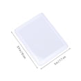thumbnail image 2 of Raindrops 50 Pcs Housses de Cartes de Jeu Bleues en PVC, Pochettes Protectrices avec Design Transparent Double Face, 2 of 8