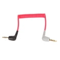 thumbnail image 2 of 3.5mm Microphone Patch Cord, Lossless 3.5mm To TRRS Cable Male To Male Coiled  For Phone, 2 of 8