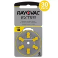 thumbnail image 1 of Rayovac Extra Size 10 Hearing Aid Batteries (30 Pack), 1 of 5
