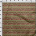 thumbnail image 3 of oneOone Silk Tabby Fabric Ethnic Block Printed Craft Fabric BTY 42 Inch Wide, 3 of 4