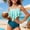 Light Green, variant on Teen Girls Swim Suits Girls Swimsuit with Shorts Two Piece Bikini Sets Teen Girl Bathing Suits for Teens 15-16 Years