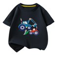 thumbnail image 1 of RXIRUCGD 2025 Vêtements d'Été pour Enfants T-shirt Décontracté Ample à Manches Courtes Col Rond pour Adultes, 1 of 2