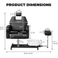 thumbnail image 4 of Pedicure Chair with Foot Basin , Massage Foot Bath Hydraulic Pedi Chair with 360° Rotation, Height Adjustable Pedicure Unit Station, 4 of 6