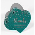 thumbnail image 3 of Inkdotpot Rose Gold Foil Paper Hang Tags Thanks For Celebrating With Me Birthday Favor Tags 50 Pieces, 3 of 6