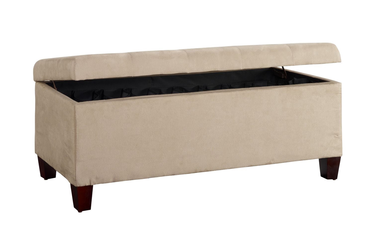 Charlotte Beige Shoe Storage Ottoman