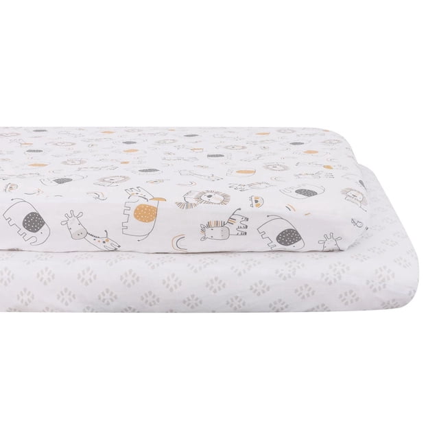 Ensemble de 2 mini-draps-housse de bébé George Baby
