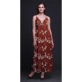 thumbnail image 4 of Bimba Robe Longue d'Été Sans Manches à Imprimé Teinture sur Nœuds Décontractée Maxi de Plage pour Femmes - X-Grand, 4 of 5