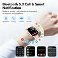 thumbnail image 2 of Montre Intelligente pour Android et iPhone, Montre Intelligente Étanche IP68 pour Femmes et Hommes avec Plus de 100 Modes Sportifs, Traqueur de Mise en Forme de 1,91 Po, Montre Intelligente avec Appel Bluetooth (Répondre/faire des Appels), pour Cadeau Pink, 2 of 5