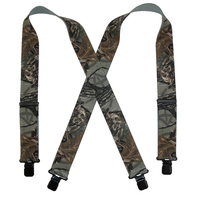 CTM® Bretelles Camo Realtree Élastiques à Clip de 2 Pouces (Hommes)