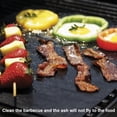 thumbnail image 3 of fastboy Tapis de Grillade Antiadhésifs Résistants à la Chaleur Réutilisables pour Barbecue au Charbon Électrique, Doré, 5 Pcs, 3 of 9