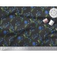 thumbnail image 2 of Soimoi Polyester Crepe Fabric Leaves & Aster Floral Print Fabric by Yard 42 Inch Wide, 2 of 3