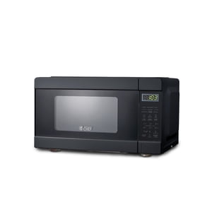 COMMERCIAL CHEF 0.9 Micro-ondes Cu Ft avec 10 Niveaux de puissance, bouton poussoir et serrure enfant, 900 Watt Microwave avec commandes numériques, Micro-ondes de comptoir avec minuterie et menu Quick-Touch, noir