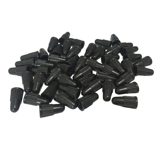10 Pieces Bike Tire Caps Dustproof Air Cover Protective Aluminum Alloy Cycle Replacing Fittings Aluminum Alloy Solid Color Rim Stem Covers for Replacement Black