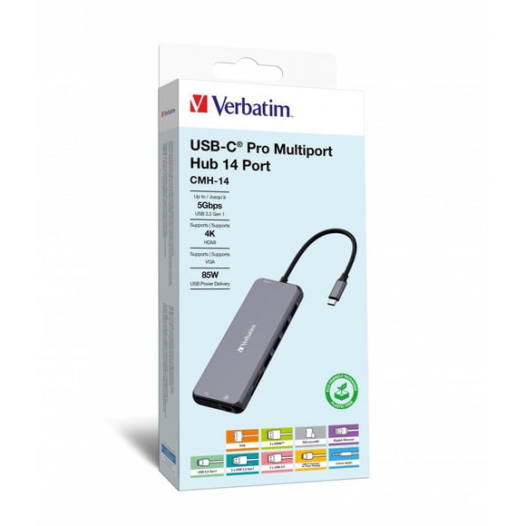 Verbatim - USB-C Pro Multiport Hub 14