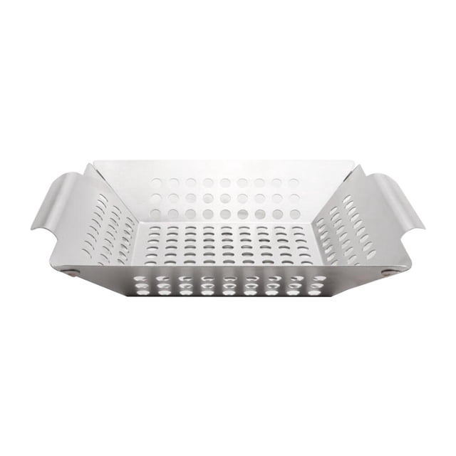 1pc Basket Large Grid Pan BBQ Accessories for All & Smokers 8 Inch