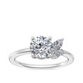 thumbnail image 1 of 0.70 Carat Excellent Round Shape Genuine Diamond Latest Design Solitaire Engagement Ring for Ladies Solid 18K White Gold Size 7.5, 1 of 8