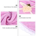 thumbnail image 4 of 1Pc Hand Towels Water Absorbent Coral Fleece Small Towels Round Towel, 4 of 8
