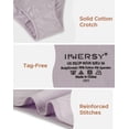 thumbnail image 4 of INNERSY Women's Underwear Breathable Cotton Bikini Panties 6-Pack(M,Light), 4 of 7